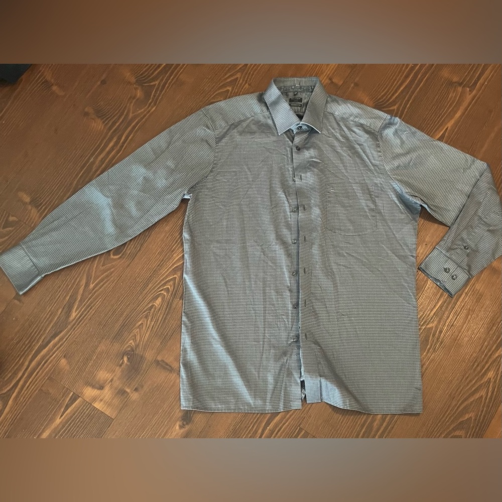 Luxor Modern Fit Dress Shirt - Gray